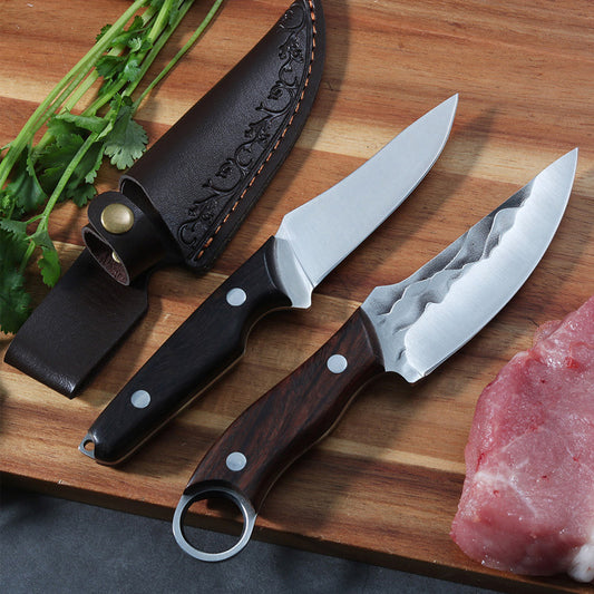 Hunting Knife With Holster Peeling Boneless Meat Cutting Kitchen Knife