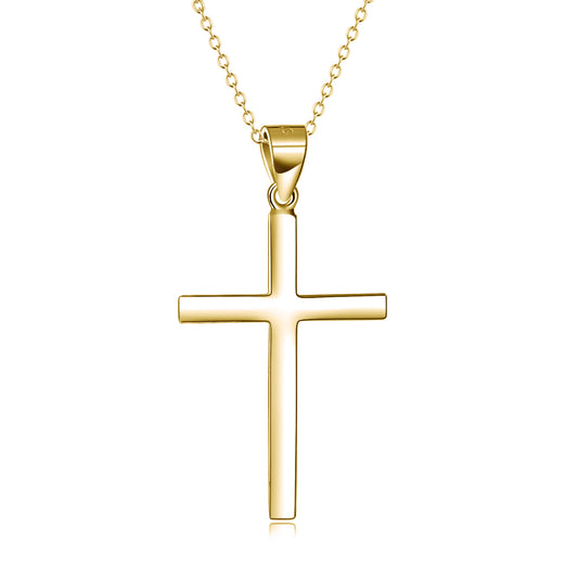Sterling Silver Cross Pendant Necklace Jewelry Gifts for Women Men