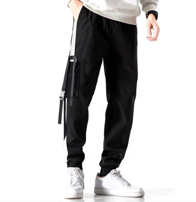 Fashion Brand Cargo Men's Trendy Cropped Casual Pants