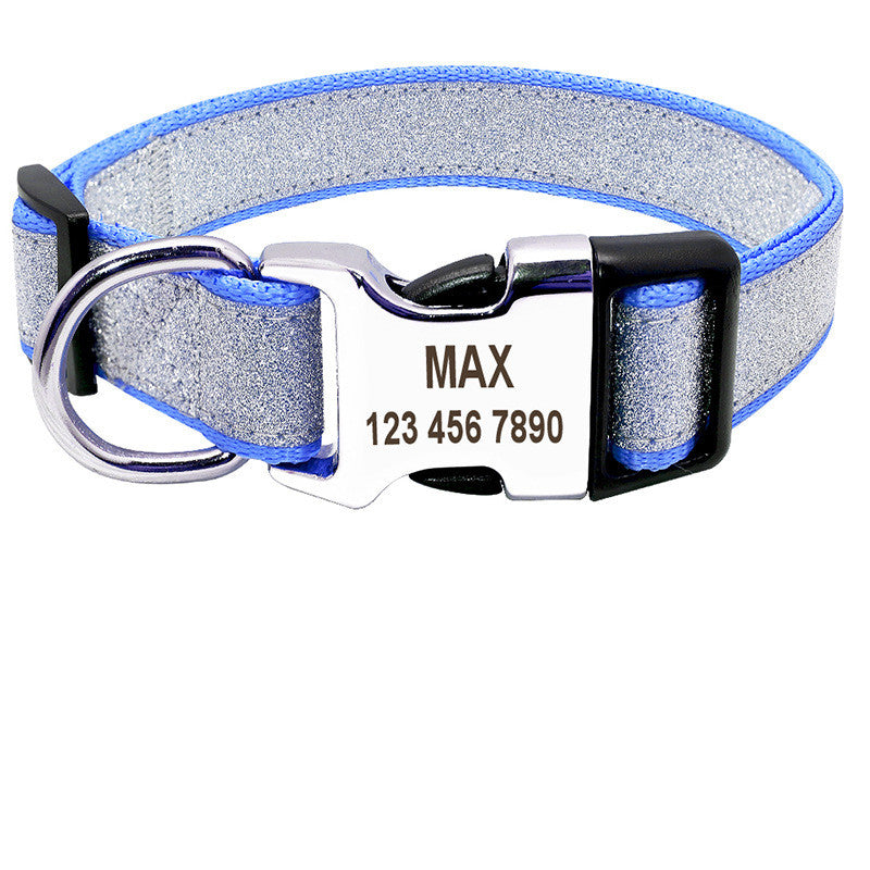 Dog tag custom dog collar lettering identity card