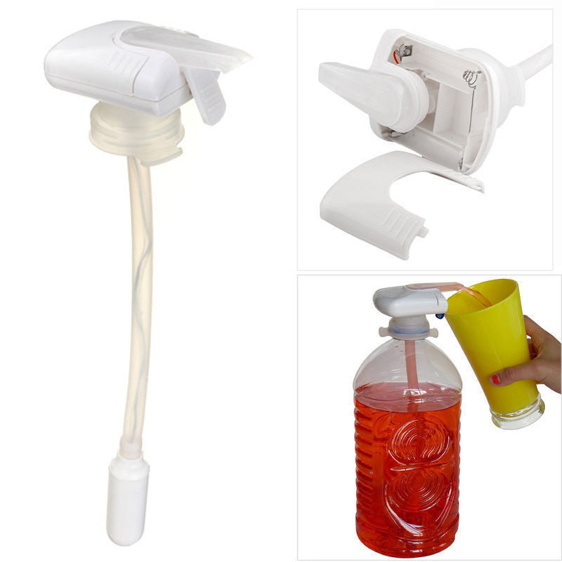 Useful Portable Electric Automatic Water Fountain Milk Drink Beverage Dispenser Spill Proof Magic Tap Kitchen Gadgets