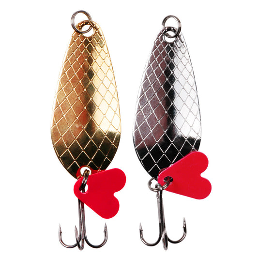 Lure Sequined Pineapple Spoon Type Metal Tossing Bionic Lure
