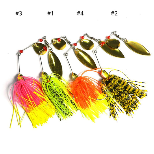 Rotating Composite Sequins Lure 14G Willow Leaf Type