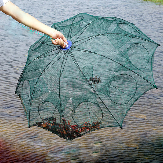Automatic Folding Fishing Umbrella Net