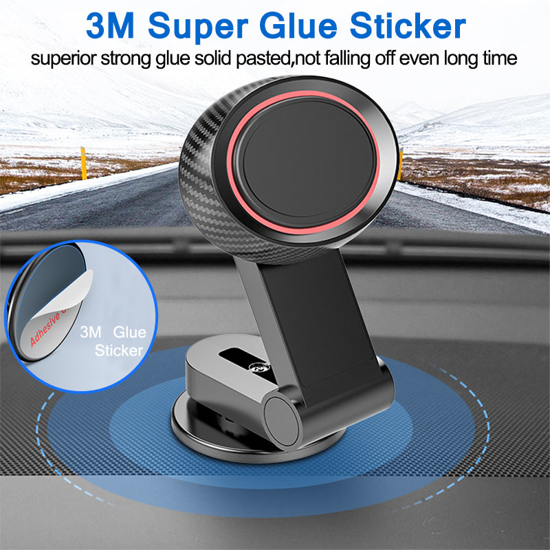 360 Degree Rotating Desktop Folding Magnetic Car Navigation Mobile Phone Holder Car Dashboard Support Frame Auto Accessories