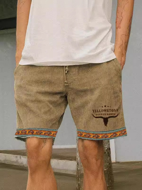 Fashion Men's Retro Casual Shorts