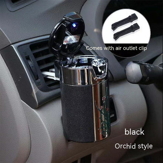 Car Dedicated Ashtray Trendy Air Outlet Hanging Car With Cover Car Ashtray